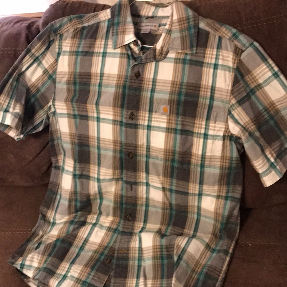 Carhartt plaid button up